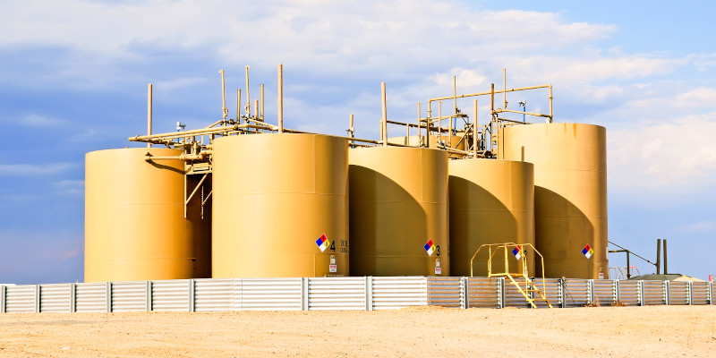 Oilfield Storage in Rhome, Texas
