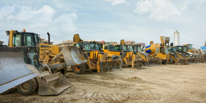 Construction Equipment in Rhome, Texas