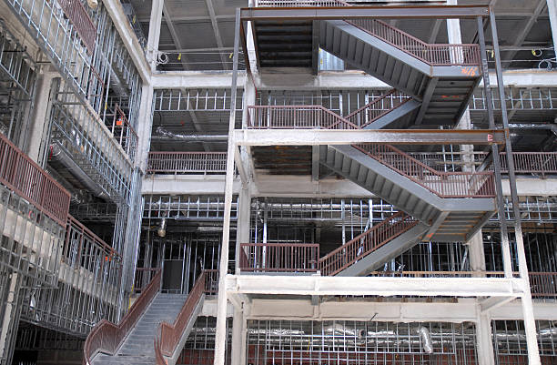 Steel Stairs in Rhome, Texas