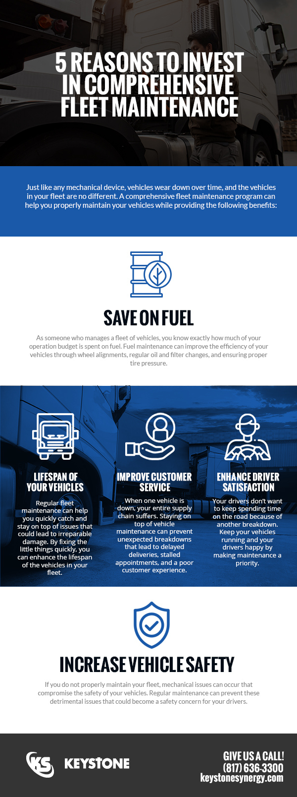 5 Reasons to Invest in Comprehensive Fleet Maintenance [infographic]