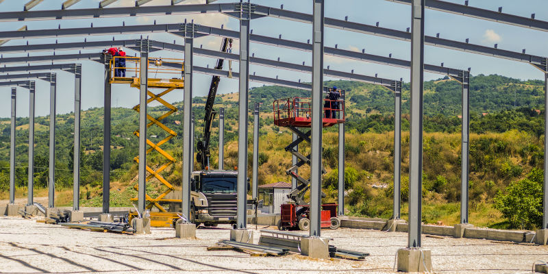 Structural Steel Erection in Rhome, Texas