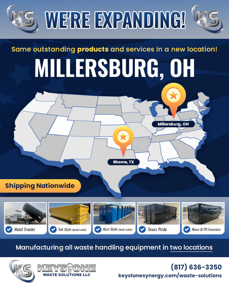 Keystone Waste Solutions LLC Expands to New Location in Millersburg, Ohio